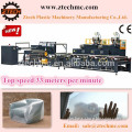 three Layers multilayer down blowing water cooling air bubble film making Machine model ZT150-3S with high speed